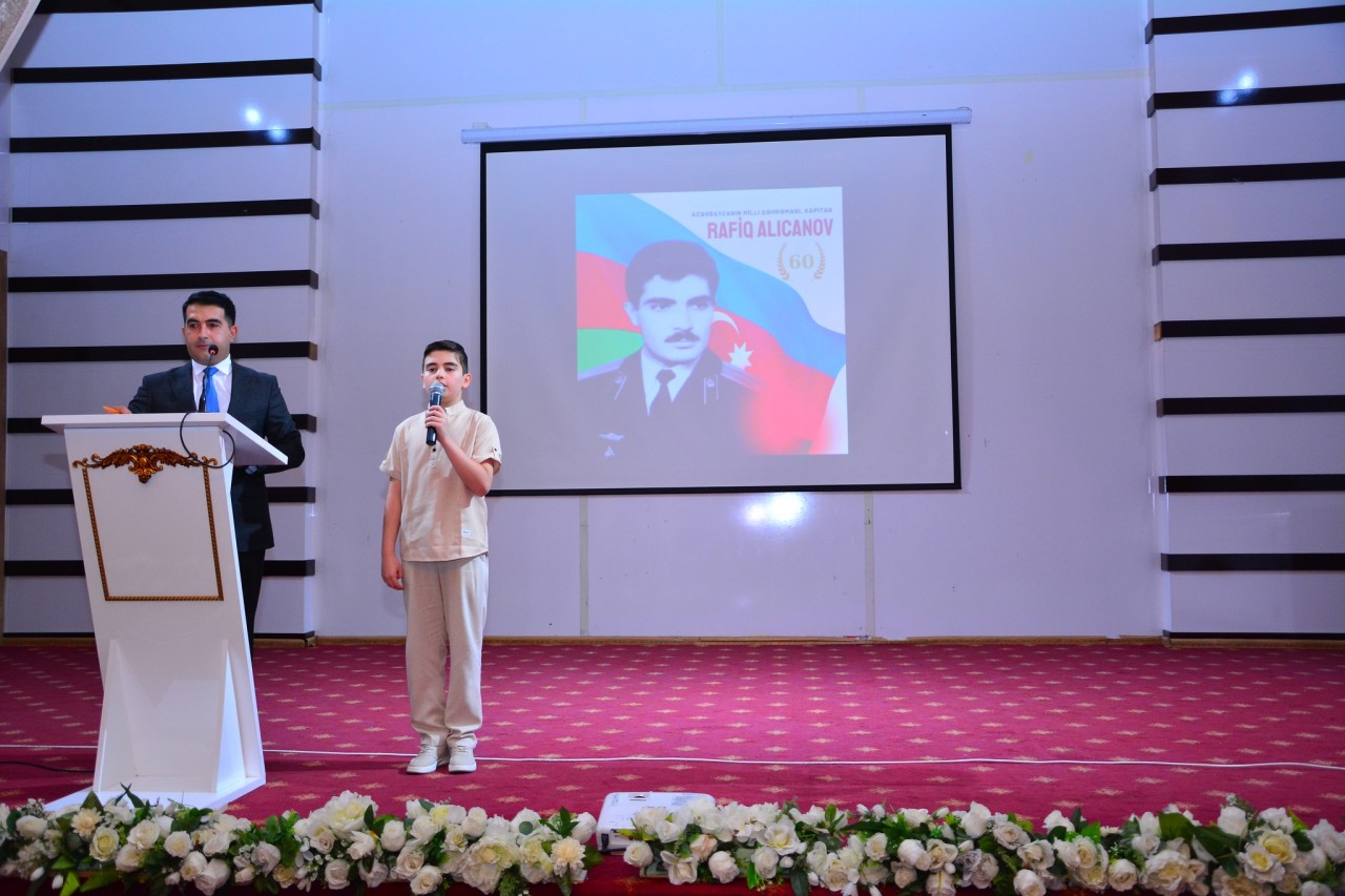 Ağstafada Milli Qəhrəman Rafiq Alıcanovun 60 illik yubileyi qeyd edilib - FOTOLAR